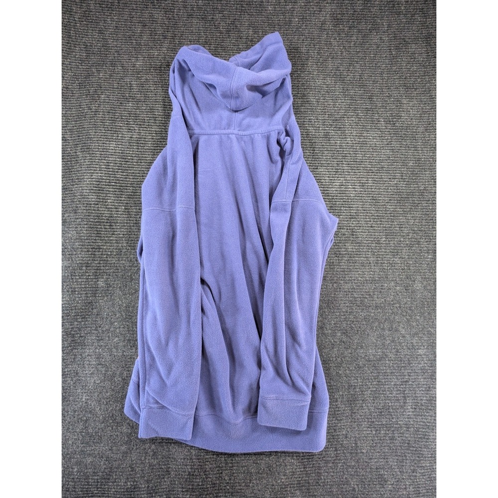 Xersion Relaxed Fit Fleece Hoodie Womens 2XL Purple Cozy Long Sleeve Pullover - Picture 4 of 6